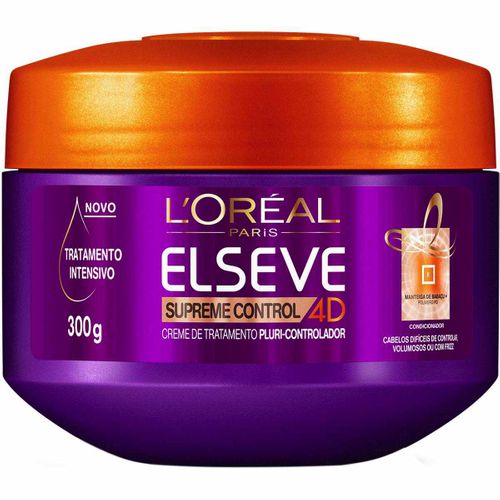 Creme Tratamento Elseve Supreme Control 4D L’Oréal 300ml