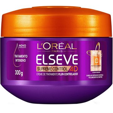 Creme Tratamento Elseve Supreme Control 4d L’oréal 300ml