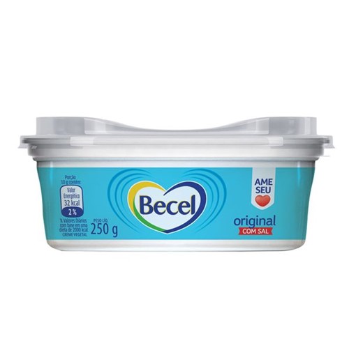 Creme Vegetal Becel 250g com Sal