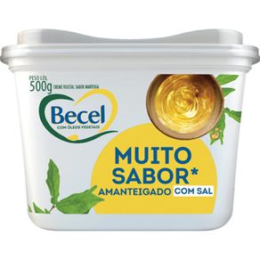 Creme Vegetal com Sal Sabor Manteiga Becel 500g