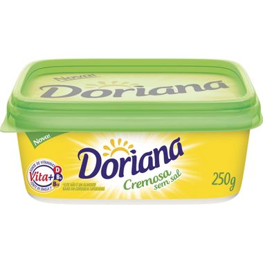 Creme Vegetal Doriana Sem Sal 250g