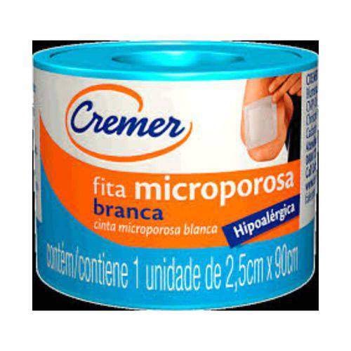 Cremer Fita Micropore Branca 2,5cmx90cm C/12