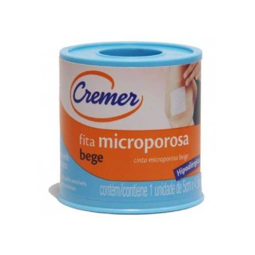 Cremer Fita Microporosa Bege 5cmx4,5m