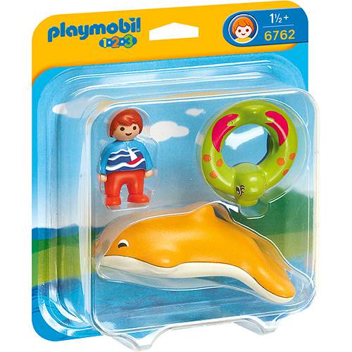 Criança com Golfinho - Playmobil