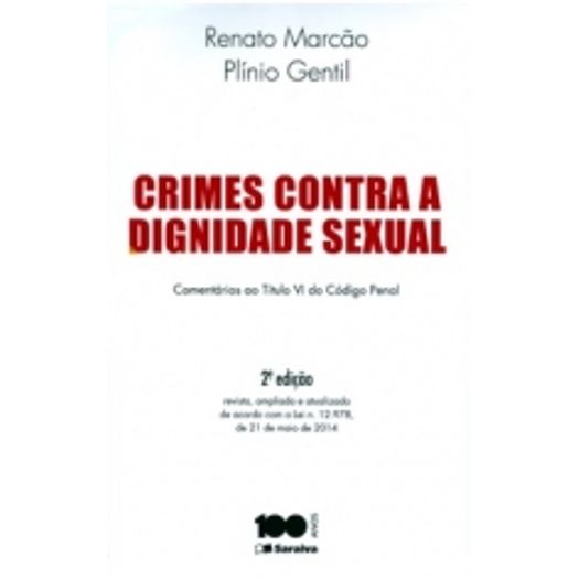 Crimes Contra a Dignidade Sexual - Saraiva - 2ed