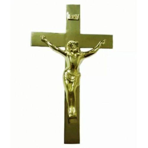 Cristo com Cruz 15X17X30 - Tumulo, Jazigo e Parede - Bronze