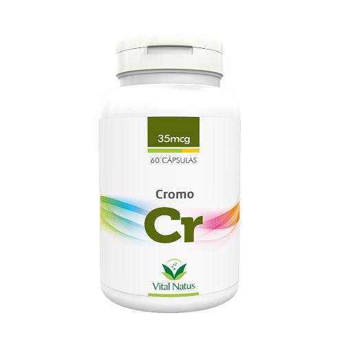 Cromo (Cr) - 60 Cápsulas de 35mcg - Vital Natus