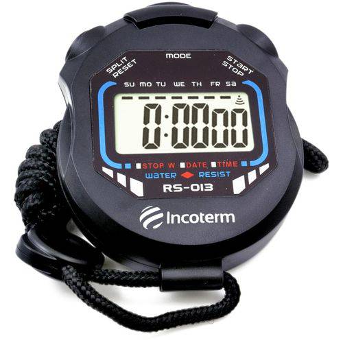 Cronômetro Digital Relógio, Alarme e Resistente a Água.