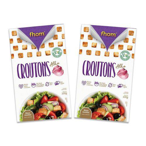 2 Croutons Alho 110g
