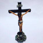 Crucifixo de Mesa Cristo Crucificado de 20 Cm