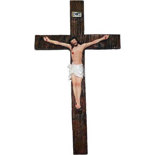 Crucifixo de Parede Resina 30 Cm
