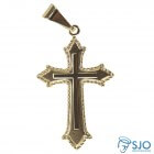 Crucifixo Folheado a Ouro | SJO Artigos Religiosos