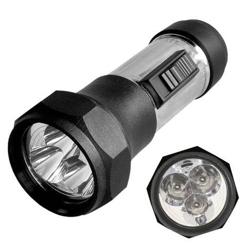 CSRJ1DE1 - Lanterna Metálica / Plástica 3 LEDs CSR J1 DE 1 - CSR
