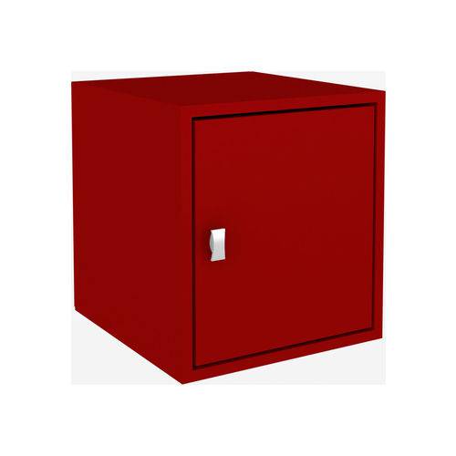 Cubo com Porta Móvel Bento Vermelho