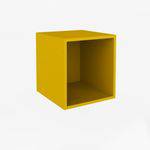 Cubo Decorativo Sem Porta Movelbento Amarelo Cub006