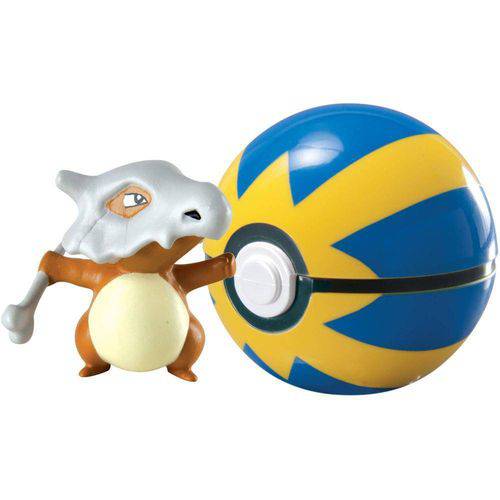 Cubone + Pokebola Quick Ball Pokémon Tomy