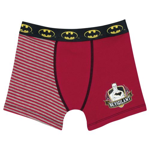 Cueca Batman Boxer (Infantil) Tamanho: G | Cor: Vermelha