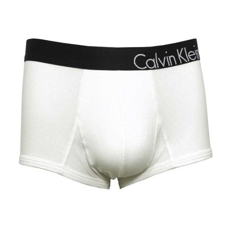 Cueca Boxer Trunk White Calvin Klein M