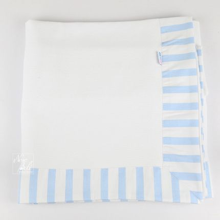 Cueiro Cobertor Estampa Smart - Azul - Leobaby