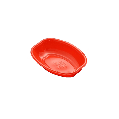 Cumbuca Oval Descartável Vermelho com 10un Trik Trik