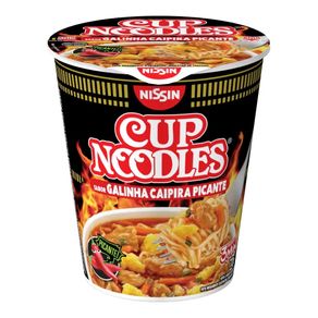 Cup Noodles de Galinha Picante Nissin 68g