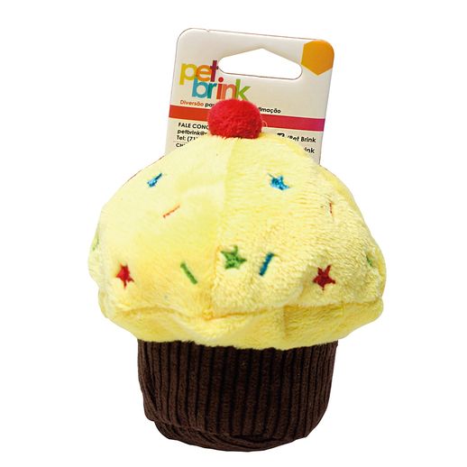 Cupcake Divertido Amarelo - Pet Brink