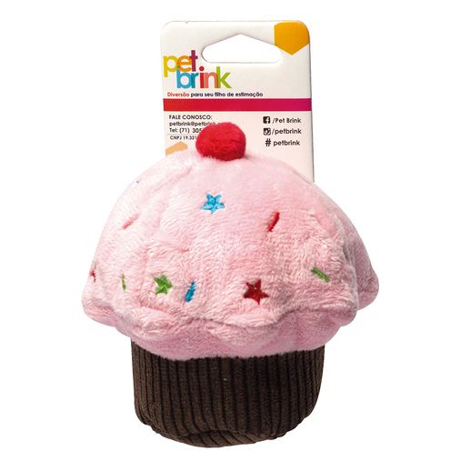 Cupcake Divertido Rosa - Pet Brink