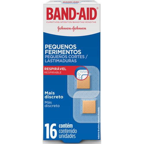 Curativo Band-aid Peq Ferim 16un-cx