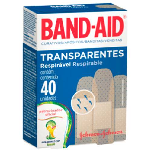 Curativo Band-aid Transp 40un-cx