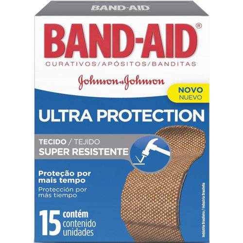 Curativo Band-Aid Ultra Proteção 15 Unidades
