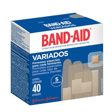 Curativo Band-Aid Variados 40 Unidades
