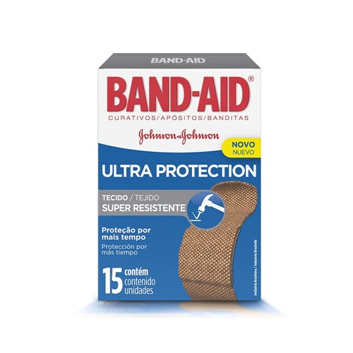 Curativo Johnson's Band-Aid Ultra Proteção C/ 15 Unidades