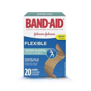 Curativos Band-aid Flexible 20 Unidades