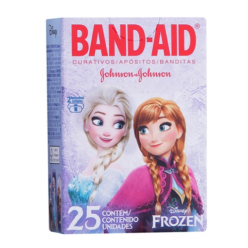 Curativos Band Aid Johnson & Johnson Frozen 25 Unidades
