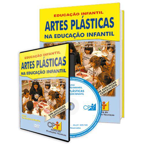Curso Artes Plásticas na Educação Infantil em Livro e DVD