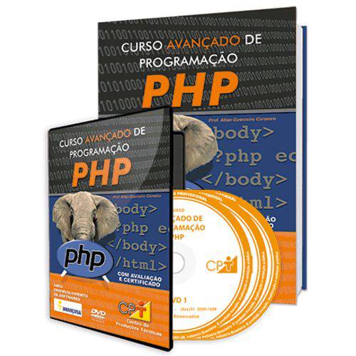 Curso Avançado de Programação PHP em Livro e DVD