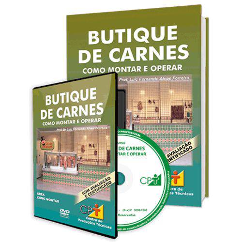 Curso Butique de Carnes - Como Montar e Operar em Livro e DVD