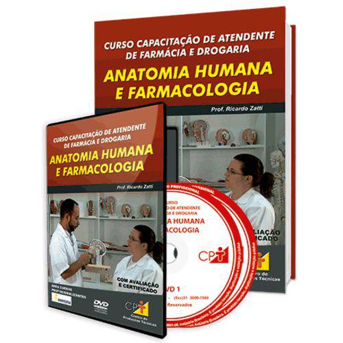 Curso Capacitação de Atendente de Farmácia e Drogaria: Anatomia Humana e Farmacologia