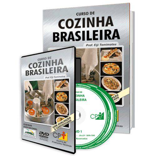 Curso de Cozinha Brasileira em Livro e DVD