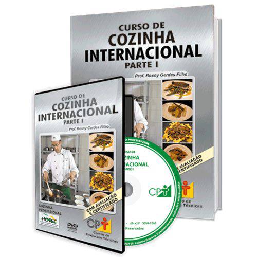 Curso de Cozinha Internacional - Parte 1 em Livro e DVD
