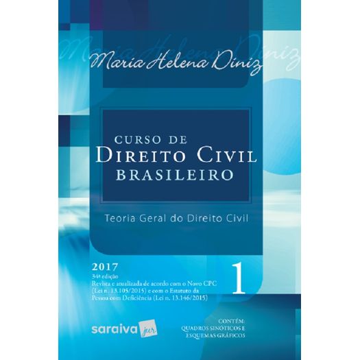 Curso de Direito Civil Brasileiro - Vol 1 - Saraiva - 34 Ed