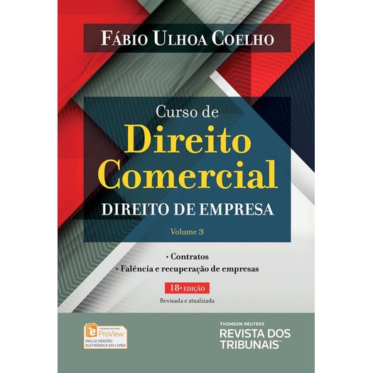 Curso de Direito Comercial Vol 3 - Coelho - Rt