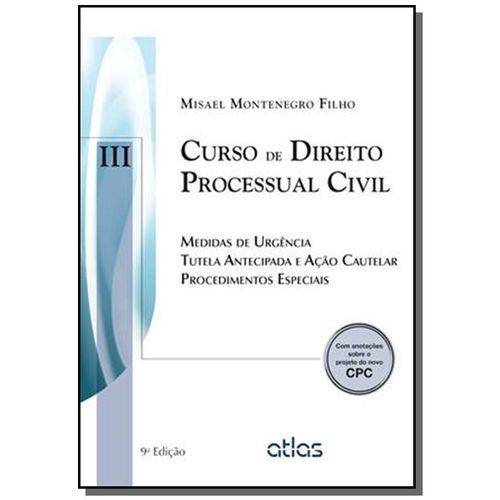 Curso de Direito Processual Civil: Medidas de Ur01