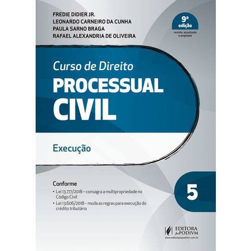 Curso de Direito Processual Civil - Volume 5 - 9ª Edição (2019)