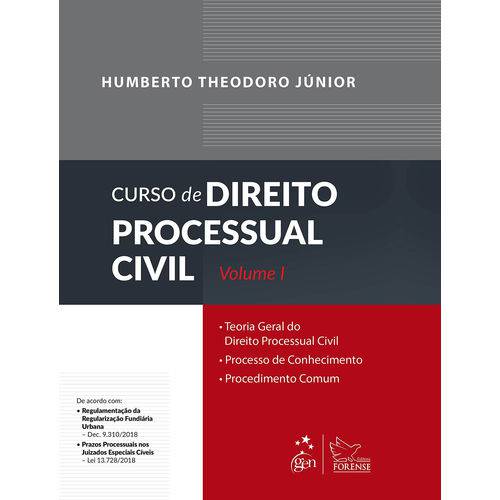 Curso de Direito Processual Civil - Volume I - 60ª Edição (2019)
