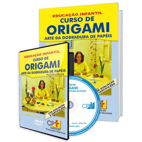 Curso de Origami - Arte da Dobradura de Papéis em Livro e DVD