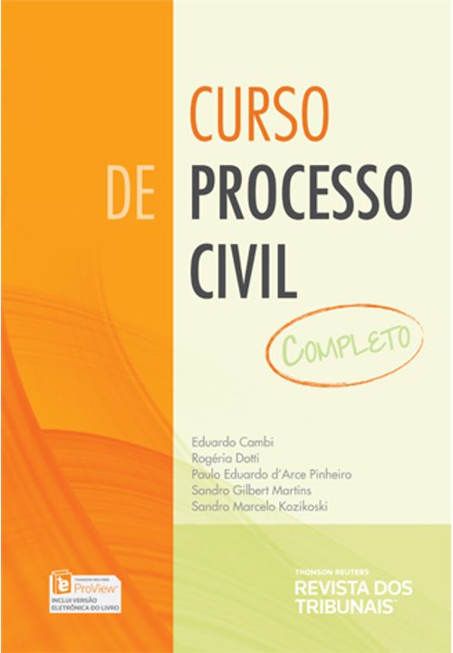 Curso de Processo Civil Completo