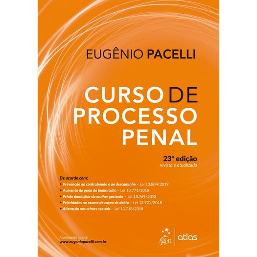 Curso de Processo Penal - Pacelli - Atlas
