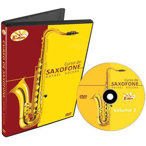 Curso de Saxofone Vídeo Aula em Dvd Csax Edon