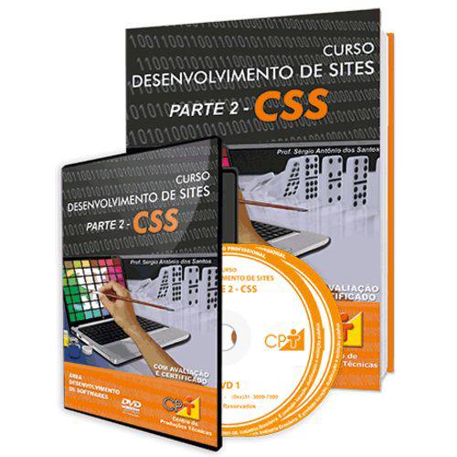Curso Desenvolvimento de Sites - Parte 2 - CSS em Livro e DVD